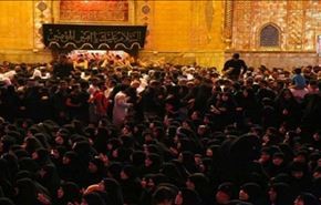 عزاداری 5 میلیون دوستدار اهل بیت (ع) در نجف اشرف