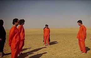 بالصور؛ داعش ينحر 5 سوريين بتهمة التجسس في دير الزور