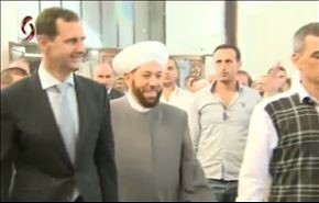 ویدئو: اسد نماز عید امسال را در کدام شهر سوریه خواند؟