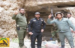 كشف تونل داعش در منطقه جزيره الخالديه در شرق الرمادي