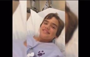 بالفيديو.. لقطات طريفة لطفل ابتلع صافرة