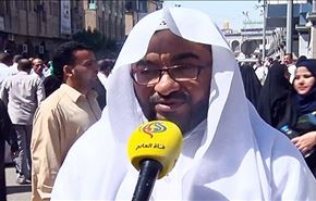 توافد حشود ضخمة للزوار الى كربلاء المقدسة بيوم عرفة