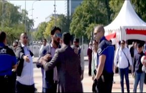 حملۀ مزدوران ریاض به تیم خبری العالم در ژنو +ویدیو