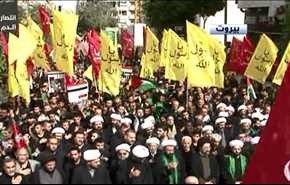 راهپیمایی عاشورا در بیروت با شعار 