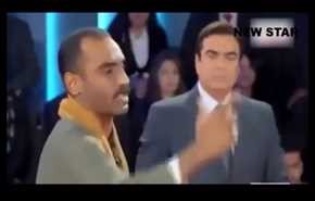 شاهد.. هذا الرجل حاول الاعتداء على الإعلامي جورج قرداحي!