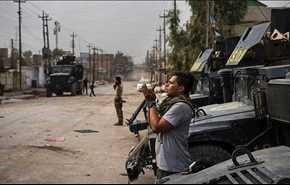 نیروهای عراقی در داخل موصل +ویدیو