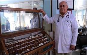 عجیب‌ترین کلیکسیون جهان،درمطبِ‌یک ‌پزشک!+تصاویر
