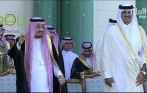 رقص عجیب سلمان امیر قطر را به خنده انداخت! (ویدیو)