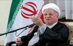 رفسنجاني: اميركا لا يمكنها نقض الاتفاق النووي لأنها ليست متحدثة باسم العالم