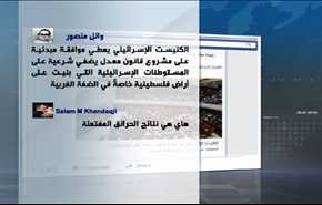 الكنيست يوافق بتصويت تمهيدي على اغتصاب رسمي للاراضي الفلسطينية