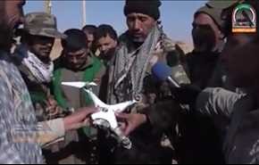 بالفيديو...هكذا يقنص الحشد الطائرات المسيرة للدواعش