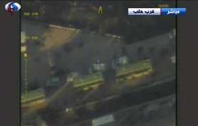 زنده.. تصاویر هوایی از خروج مسلحین از حلب