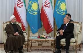 دیدار روحانی با رئیس جمهوری قزاقستان/ تصاویر