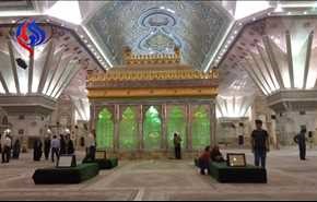 آماده سازی محل دفن پیکر آیت‌الله رفسنجانی +عکس