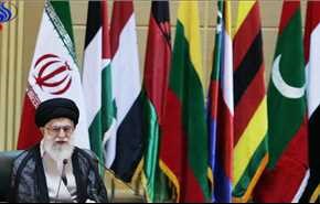 حضور مقام معظم رهبری در کنفرانس حمایت از انتفاضه