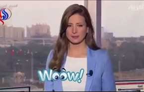 بالفيديو..  موقف محرج لمذيعة 