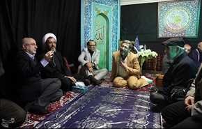 مراسم عزاداری شهادت حضرت زهرا (س) با حضور هنرمندان/ تصاویر