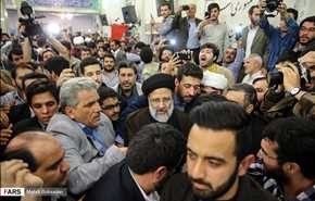 سخنرانی حجت‌الاسلام رئیسی در مسجد حوری | تصاویر