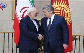ظریف با همتای قرقیزستانی خود دیدار و گفتگو کرد