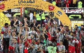 لیگ برترفوتبال /مراسم اهدای جام قهرمانی به پرسپولیس/ تصاویر