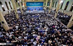 لقاء يجمع آية الله خامنئي بالعمال