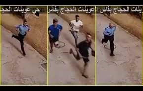 هذا ما فعلته عصابة مدججة بالسيوف ..عندما واجهت  شرطيا !!!