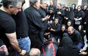 تشییع پیکر «حمید آخوندی» تهیه کننده سینما و تلویزیون/ تصاویر