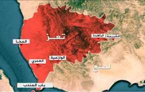 تشدید درگیری ها در حومه تعز یمن