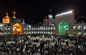 عکس‌هایی از مراسم احیای شب نوزدهم ماه مبارک رمضان در حرم رضوی