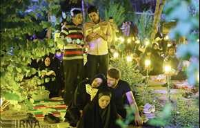 مراسم احياء ليلة التاسع عشر من رمضان المبارك في مقبرة 
