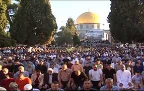 اجواء وصلاة عید الفطر في مدینة القدس المحتلة