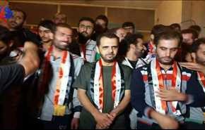 شاهد بالفيديو..هذا أول تصريح للطيار السوري علي الحلو بعد الافراج عنه