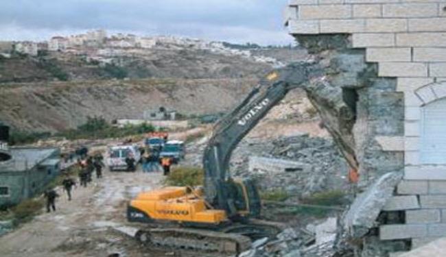 الاحتلال الاسرائيلي يهدم عددا قياسيا من البيوت بالضفة