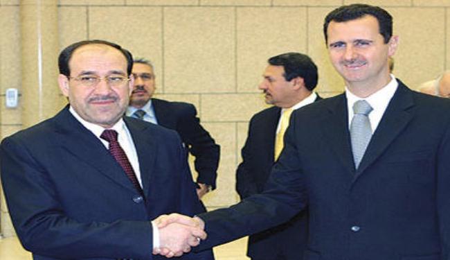 المالكي يؤكد للاسد وقوف حكومته الى جانب سوريا