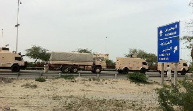 السعودية تخفي دباباتها وتغير لوحاتها بالبحرين للتضليل