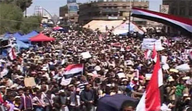 محتجو اليمن يرفضون مبادرة مجلس التعاون  