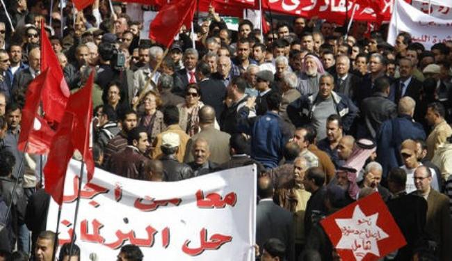 مسيرات حاشدة في الاردن تطالب بالاصلاح