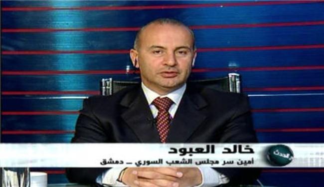 العبود: اكثر من طرف عربي ضالع بما يجري في سوريا 