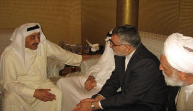 بروجردي والخرافي بحثا تحسين علاقات بلديهما
