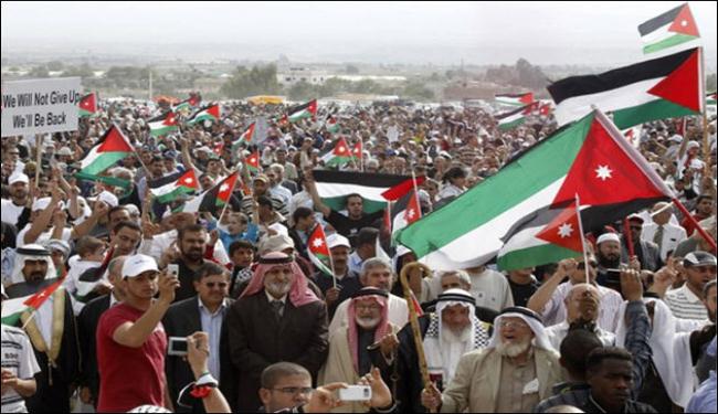 مسيرات بالأردن إحياء للذكرى 63 للنكبة