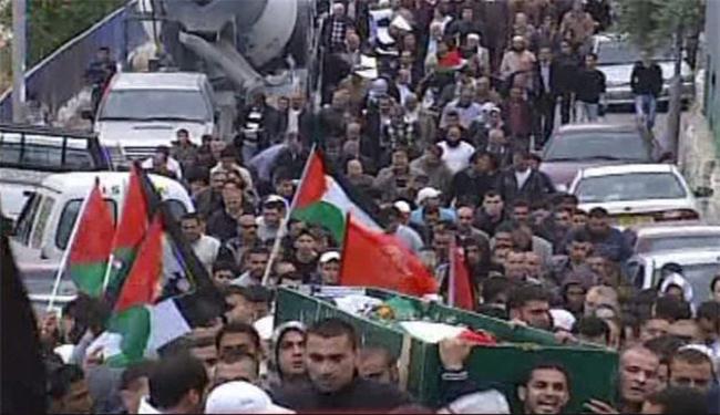 القدس المحتلة : تشييع مهيب لاحد الشهداء 