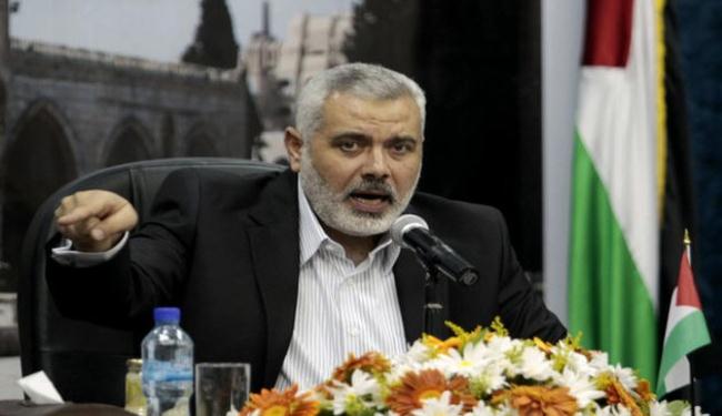 هنية:الفلسطينيون بدأوا بدفن النكبة للأبد