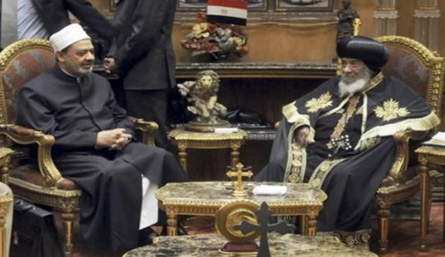شيخ الازهر والبابا شنودة يؤكدان على سرعة التحقيقات