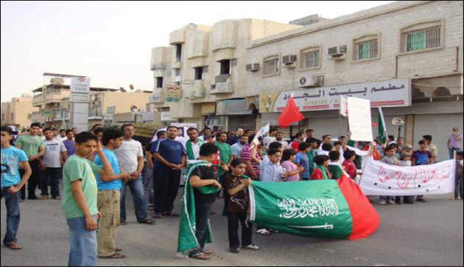 تظاهرات سلمية بالعوامية اليوم وبالقطيف غدا