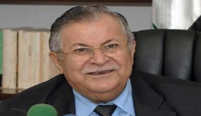 الطالباني يؤكد ضرورة تعزيز العلاقات مع ايران