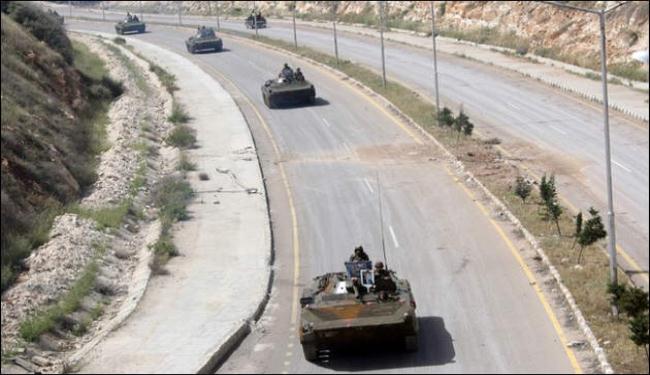 الجيش السوري يبدأ عملية عسكرية بجسر الشغور