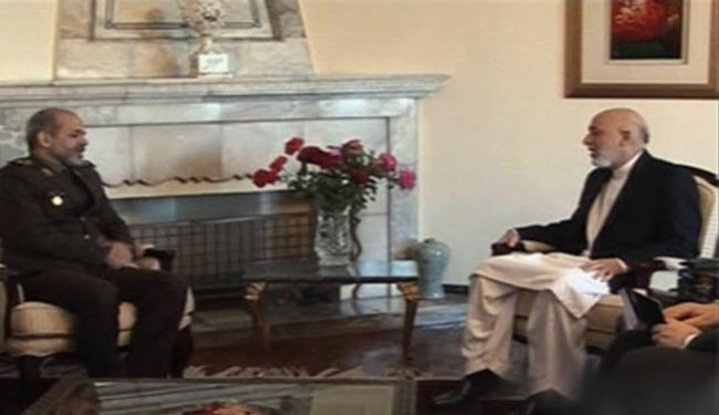 كرزاي يؤكد ضرورة توسيع التعاون الايراني الافغاني