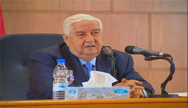 المعلم يطالب الغرب بعدم التدخل بالشان السوري