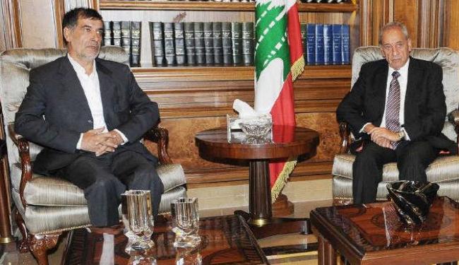 باهنر يلتقي رئيس مجلس النواب اللبناني 