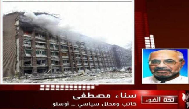 انفجار اوسلو دعاية انتخابية للحزب الحاكم